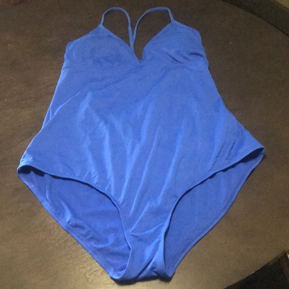 Athleta one piece tie back swimsuit size large